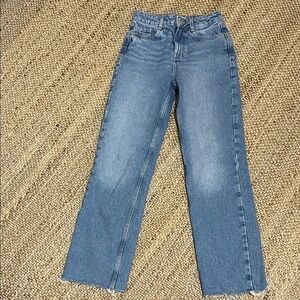 Zara Straight Leg Blue Jeans